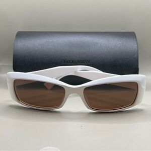 GIORGIO ARMANI Vintage GA622/s Women’s 55mm White Geometric Sunglasses